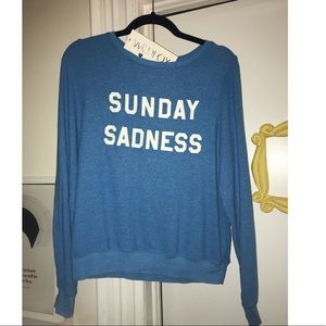 WILDFOX Sunday Sadness Sweater- Brand New
